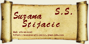 Suzana Stijačić vizit kartica